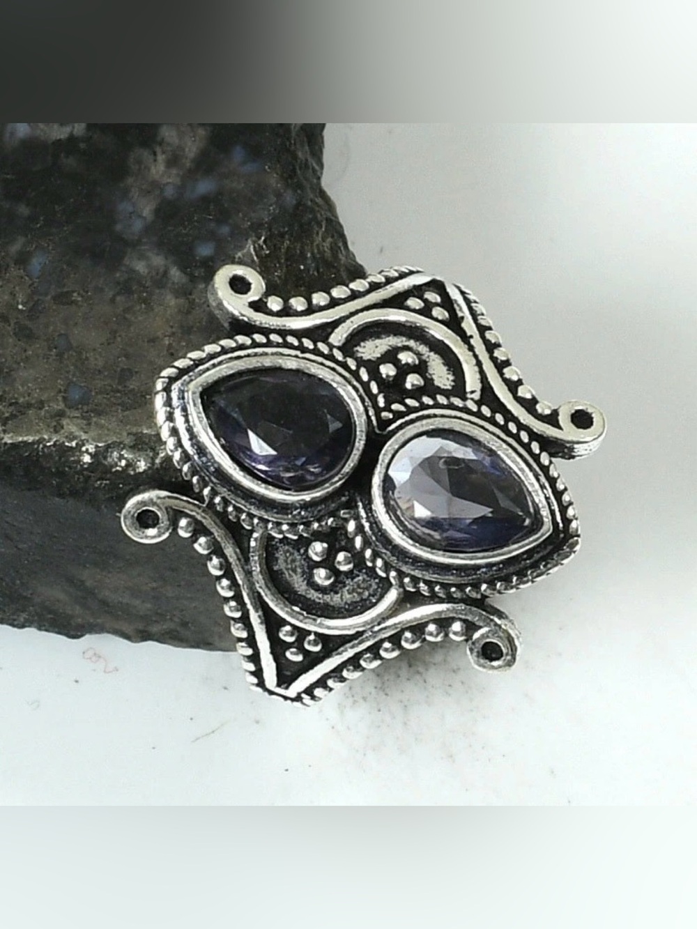 Amethyst Artisan Handcrafted Gemstone Ring Size 7